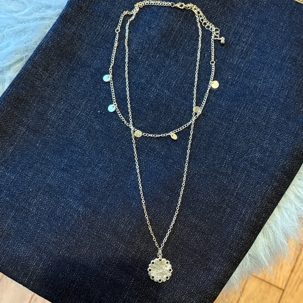 Delicate two strand necklace
